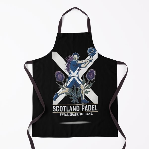 Item preview, Scotland Padel – Sweat Smash Scotland Saltire Thistle designed and sold by Loom on the Loch.
