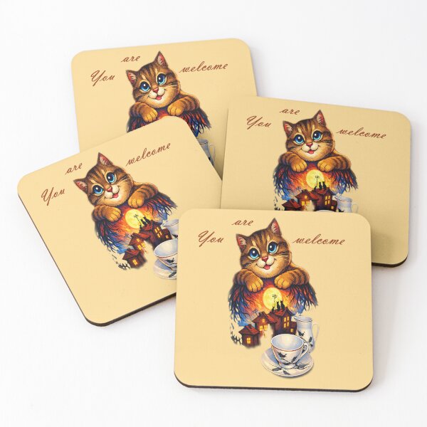 Item preview, You are welcome! Cat art designed and sold by Natart1004.