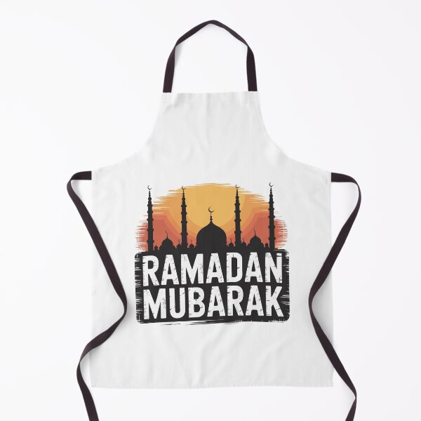 Item preview, Ramadan Mubarak Holy Month Islamic Mosque Sunset Celebration Quote designed and sold by MuniraWearify.