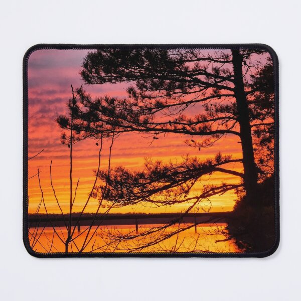 Item preview, The Sentinel Pine Tree Ozark Sunset Silhouette designed and sold by DewDropMountain.