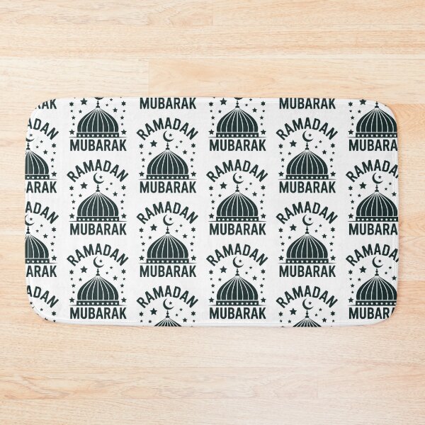 Item preview, Ramadan Mubarak Mosque Dome Crescent Star Islamic Quote designed and sold by MuniraWearify.