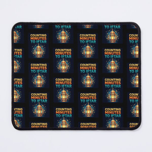 Item preview, Counting Minutes to Iftar Ramadan Lantern Fasting Night Quote designed and sold by MuniraWearify.