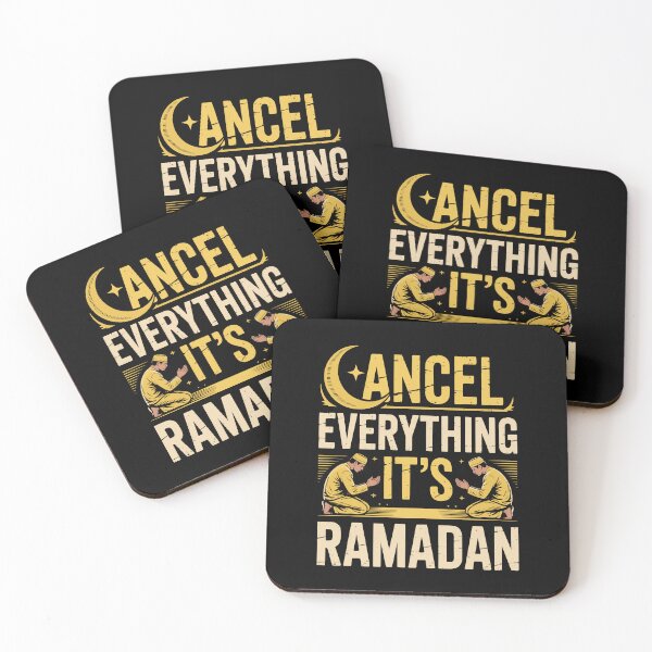 Item preview, Cancel Everything It’s Ramadan Muslim Prayer Reflection Quote designed and sold by MuniraWearify.