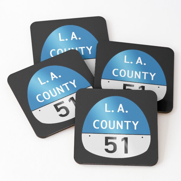 Item preview, L.A. County 51 Badge designed and sold by Normbot2000.
