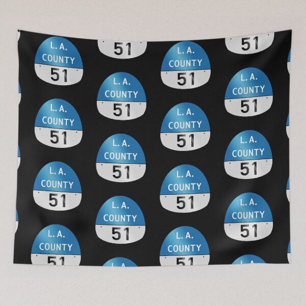 Item preview, L.A. County 51 Badge designed and sold by Normbot2000.