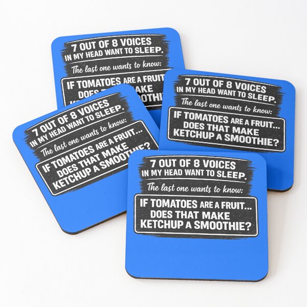 Item preview, 7 Out of 8 Voices in My Head Want to Sleep – Funny Overthinking designed and sold by Laughprints.