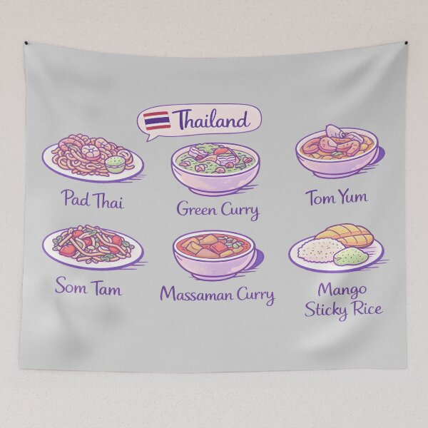 Item preview, Thailand Food  designed and sold by HowToCanadian.