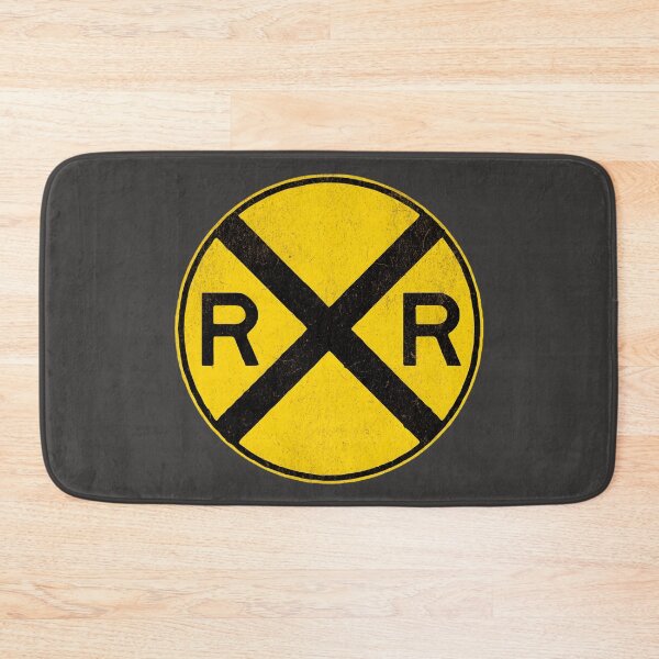Item preview, Retro Weathered Rail Sign RR Crossing  designed and sold by donwillisjrart.