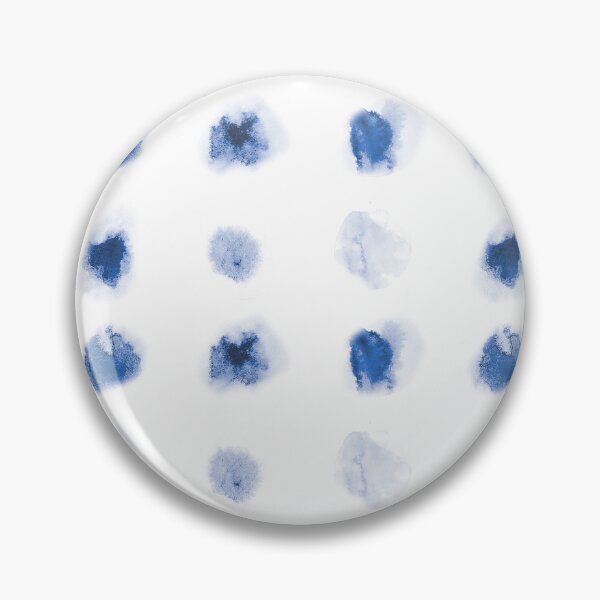 Item preview, Navy Watercolor Polk-a-dot Repeated Pattern designed and sold by Kara Draws.