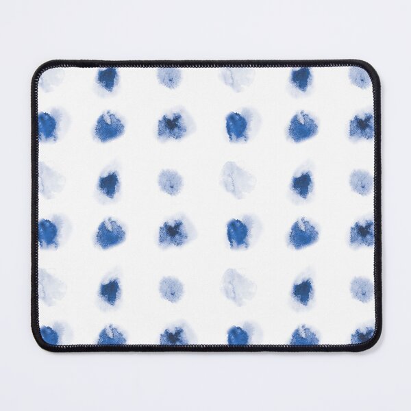 Item preview, Navy Watercolor Polk-a-dot Repeated Pattern designed and sold by Kara Draws.