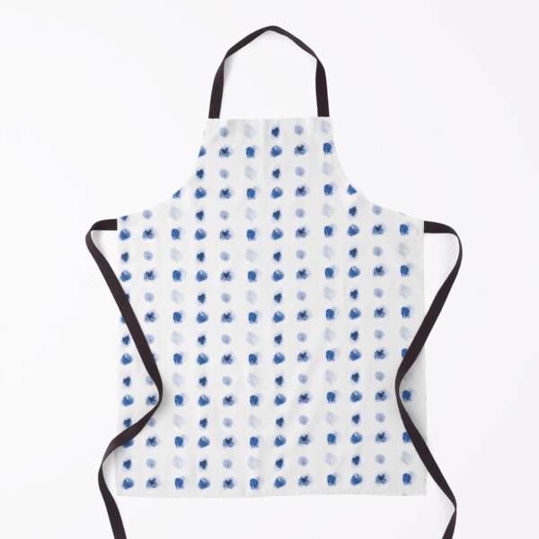 Item preview, Navy Watercolor Polk-a-dot Repeated Pattern designed and sold by Kara Draws.