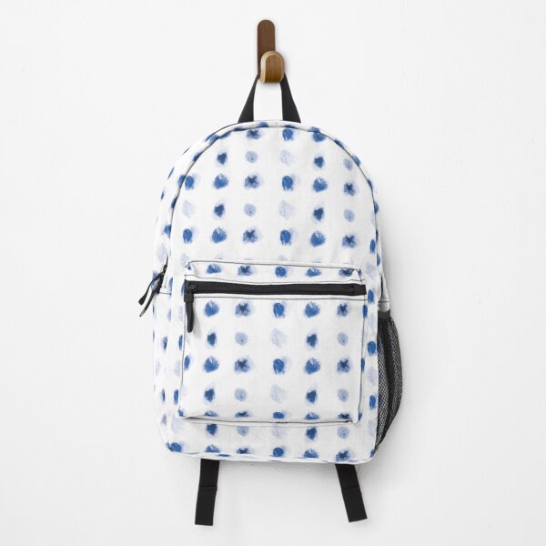 Item preview, Navy Watercolor Polk-a-dot Repeated Pattern designed and sold by Kara Draws.