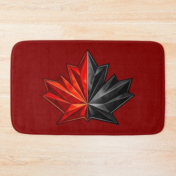 Item preview, Team Canada Maple Leaf – Red & Black Geometric 2026 Olympics Design designed and sold by CompassLake.