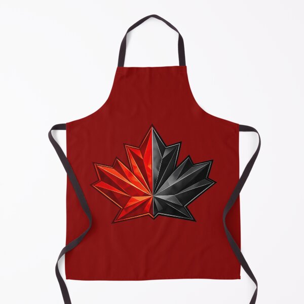Item preview, Team Canada Maple Leaf – Red & Black Geometric 2026 Olympics Design designed and sold by CompassLake.