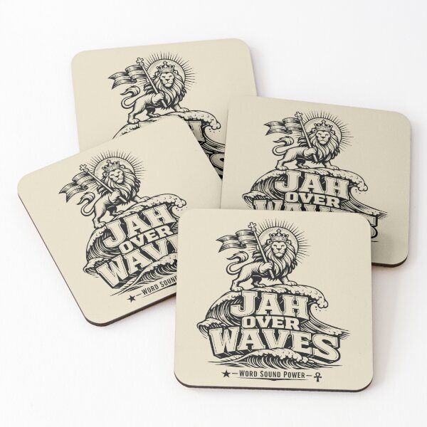 Item preview, Jah Over Waves designed and sold by SavvyEarth.