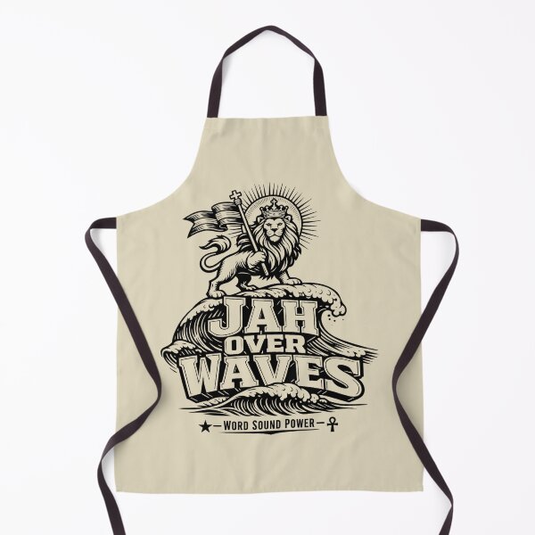 Item preview, Jah Over Waves designed and sold by SavvyEarth.