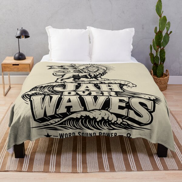 Item preview, Jah Over Waves designed and sold by SavvyEarth.
