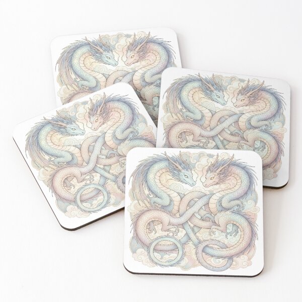 Item preview, Celestial Dragon Harmony: Fantasy Art designed and sold by Best-Arch900.