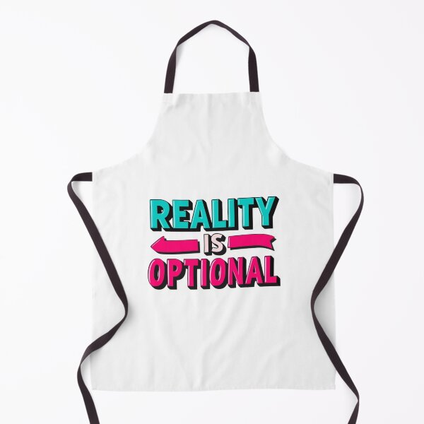 Item preview, Reality Is Optional Quote Design designed and sold by CleanDecor.