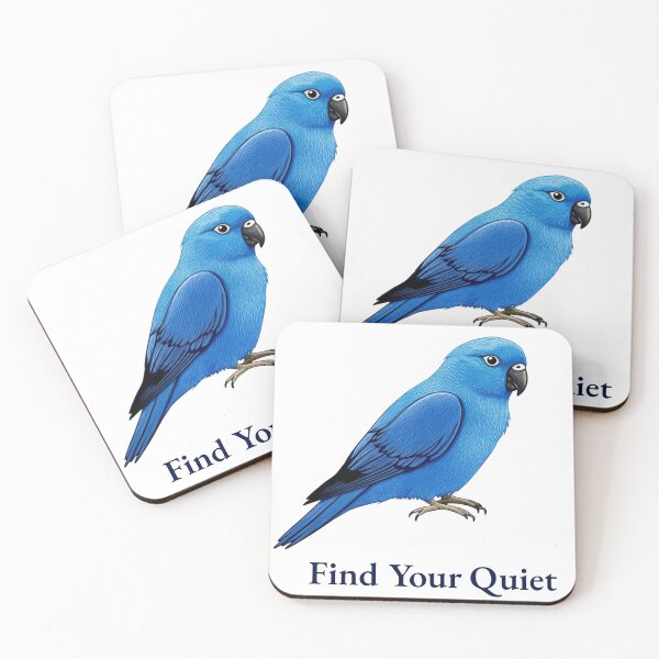 Item preview, Blue Lovebird – Calm Mind, Quiet Soul – find your quiet designed and sold by KivaroArt.
