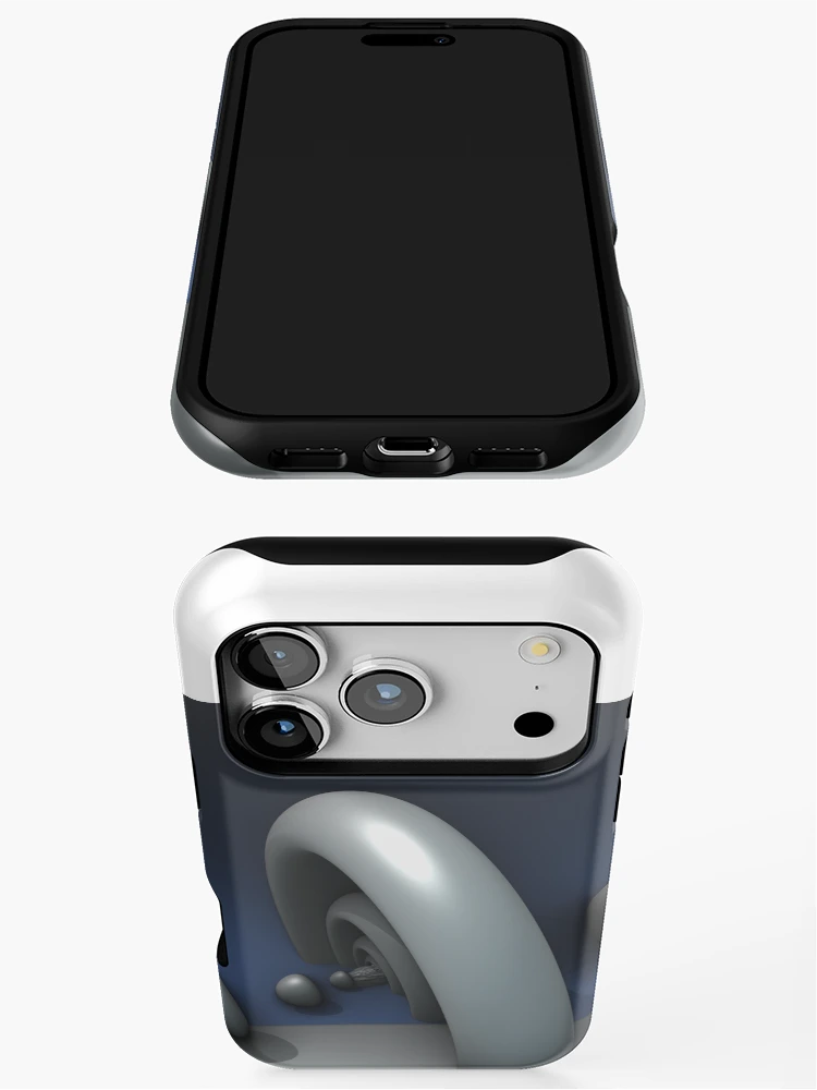 Thumbnail 3 of 4, iPhone Case, 3d Torus Rendering designed and sold by RWTEnTees.
