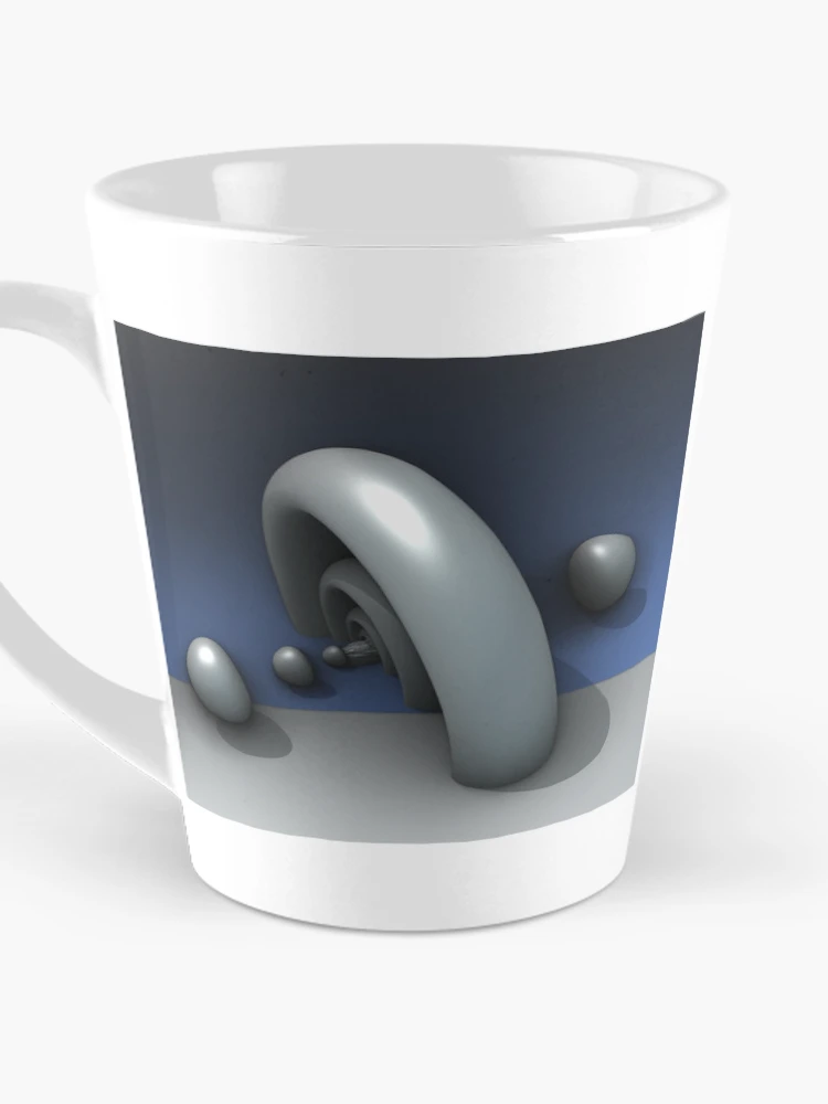 Thumbnail 3 of 4, Coffee Mug, 3d Torus Rendering designed and sold by RWTEnTees.