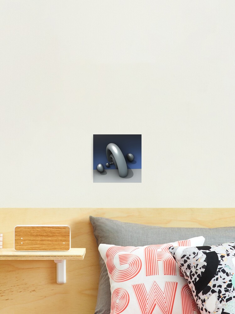 Thumbnail 2 of 3, Photographic Print, 3d Torus Rendering designed and sold by RWTEnTees.