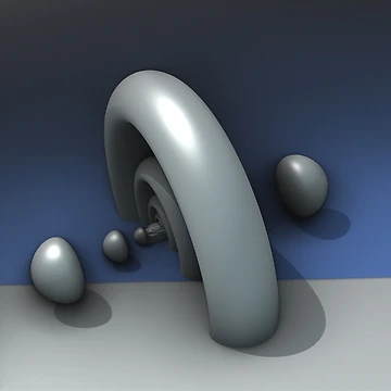 Artwork thumbnail, 3d Torus Rendering by RWTEnTees