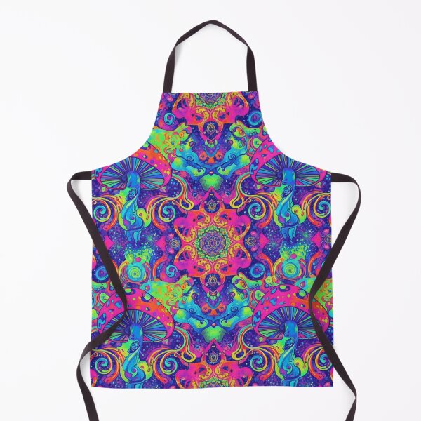 Item preview, Vivid Trippy Mushroom Kaleidoscope Drea designed and sold by TSE DESIGN.