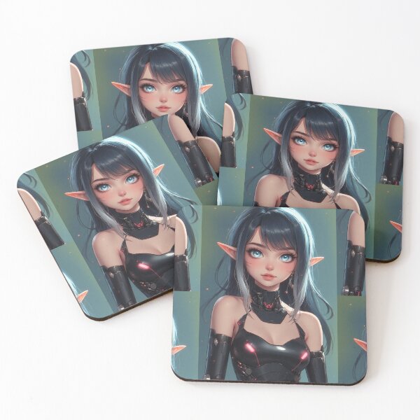 Item preview, Android Elf - Realistic Anime designed and sold by ArtsJulian.