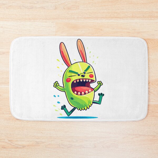 Item preview, Angry Bunny – Funny Cartoon Character designed and sold by Mikoff04-arts.