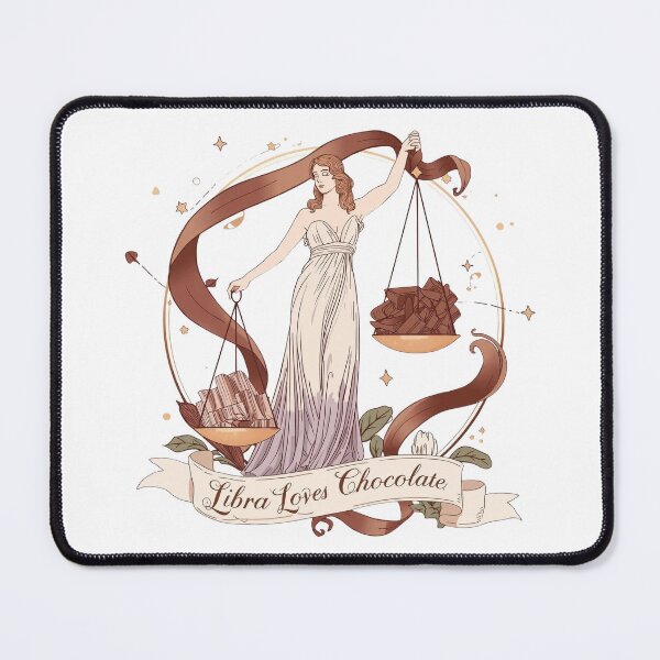 Item preview, Libra Loves Chocolate – Vintage Zodiac Chocolate Lover Art designed and sold by FindYouByZ.