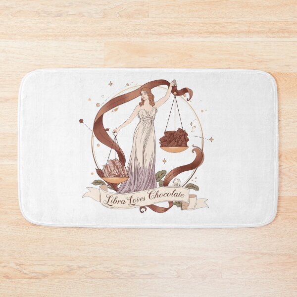 Item preview, Libra Loves Chocolate – Vintage Zodiac Chocolate Lover Art designed and sold by FindYouByZ.