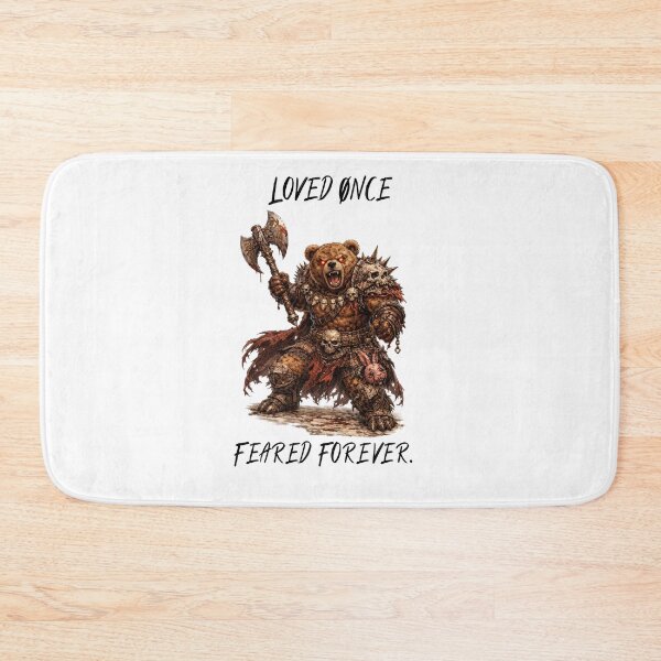Item preview, Teddy Bear Barbarian – Loved Once. Feared Forever. | Childhood Comfort Turned Nightmare designed and sold by DigiWoosh.