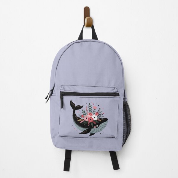 Item preview, Whale Surrounded by Vibrant Flowers designed and sold by jkrphoto.