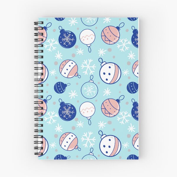 Item preview, Baubles & Snowflakes (Blue) | Cute Christmas Ornament Repeat | Snowflake Winter Digital Paper | Holiday Background designed and sold by ladymagpiedesigns.