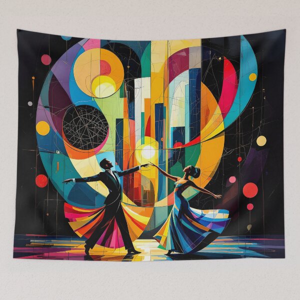 Item preview, Fluid Geometry of Nightfall Dance designed and sold by Jlbcartgallery.