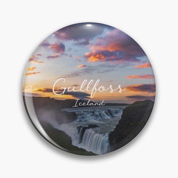 Item preview, Gullfoss at Sunset designed and sold by CraftyCaptures.