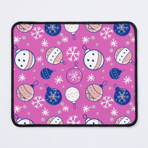 Item preview, Baubles & Snowflakes (Pink) Seamless Pattern | Cute Christmas Ornament Repeat | Snowflake Winter Digital Paper | Holiday Background designed and sold by ladymagpiedesigns.