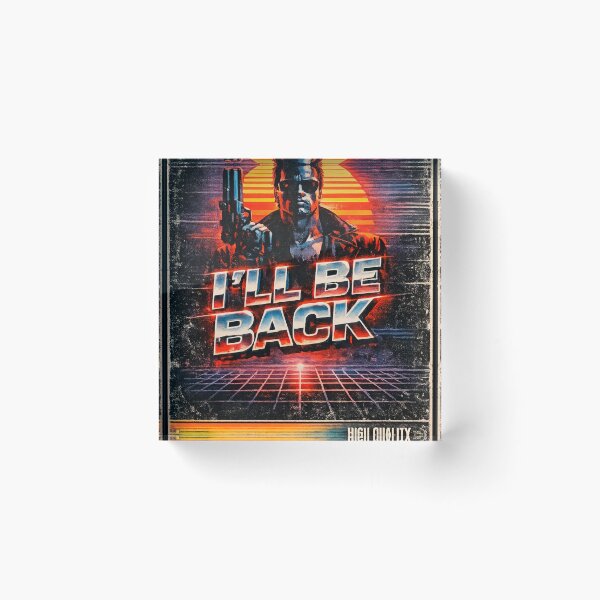 Item preview, Retro VHS Sci-Fi “I’ll Be Back” designed and sold by Vexel - Digital Armor.