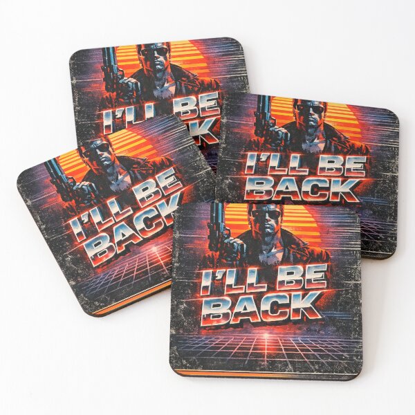 Item preview, Retro VHS Sci-Fi “I’ll Be Back” designed and sold by Vexel - Digital Armor.