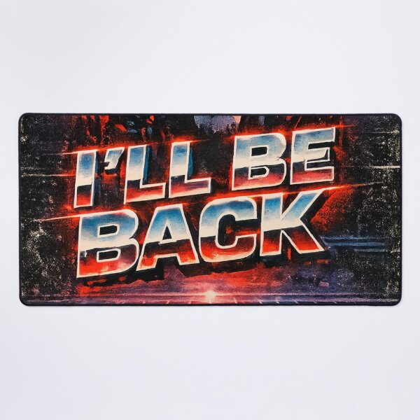 Item preview, Retro VHS Sci-Fi “I’ll Be Back” designed and sold by Vexel - Digital Armor.