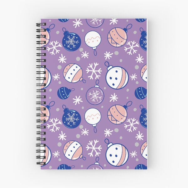 Item preview, Baubles & Snowflakes (Purple) Seamless Pattern | Cute Christmas Ornament Repeat | Snowflake Winter Digital Paper | Holiday Background designed and sold by ladymagpiedesigns.