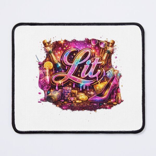 Item preview, Lit Women Sexy Colorful Party Vibes Drip Glam Tee designed and sold by garlandalfo.