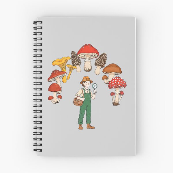 Item preview, Cottagecore Mushroom Foraging Illustration designed and sold by SholoStudio.