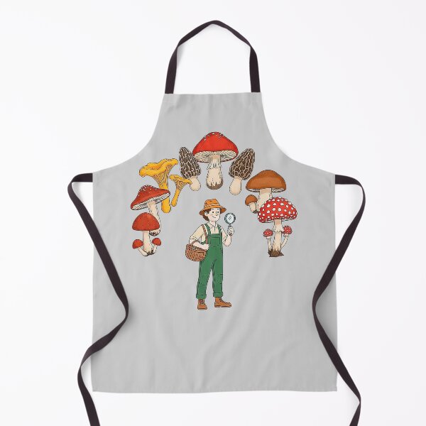 Item preview, Cottagecore Mushroom Foraging Illustration designed and sold by SholoStudio.