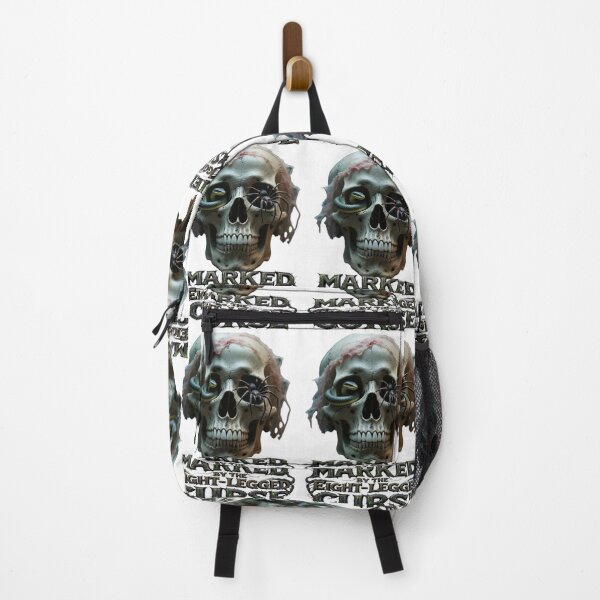 Item preview, Marked by the Eight-Legged Curse – Horror Skull with Snake and Spider designed and sold by Sweet Dreams & Fantasia.