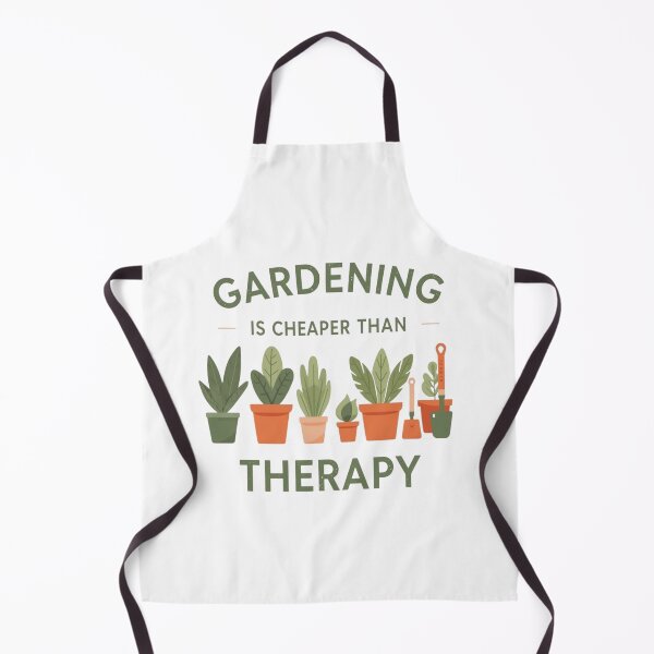 Item preview, Gardening Is Cheaper Than Therapy | Funny Gardening Quote designed and sold by VeroChaos.