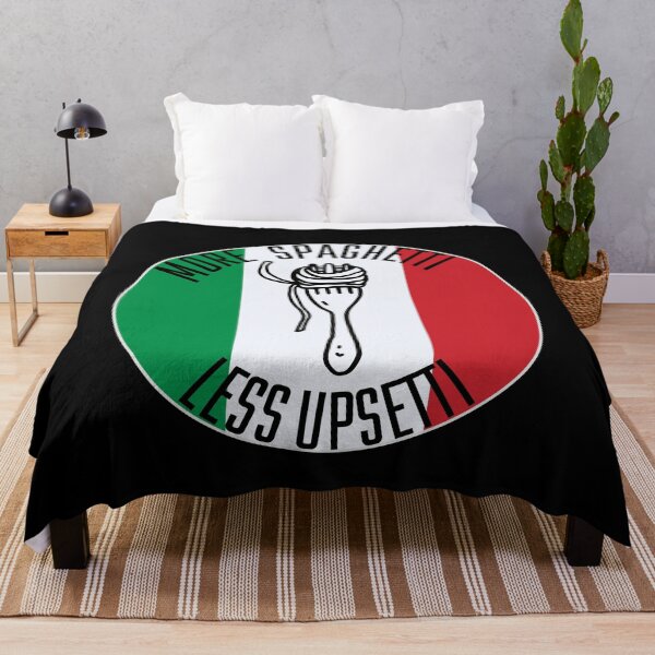 Item preview, Italy Foood. More Spaghetti Less Upsetti, funny cooking T-shirt designed and sold by Gajabuu.