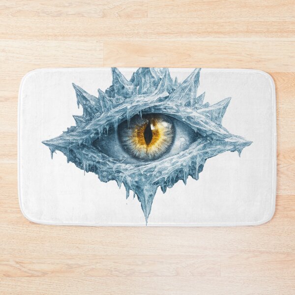 Item preview, Ice Eye – Frozen Crystal Eye Symbol with Golden Iris designed and sold by BoldLineDesign.